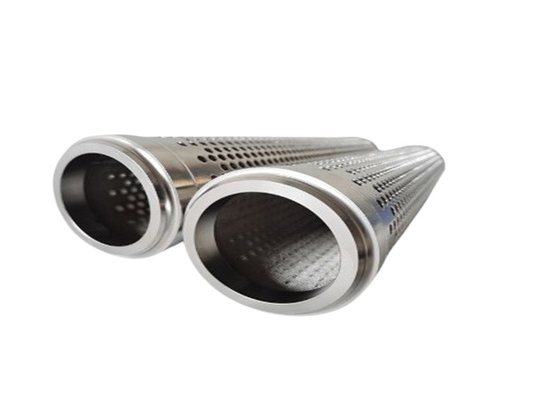99% Circle Hole Stainless Steel Filter Element Smooth Surface Treatment