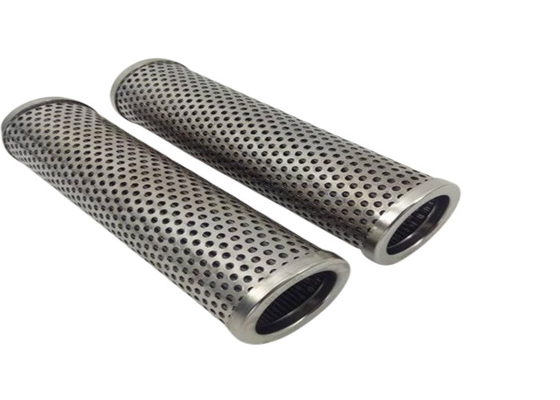 99% Circle Hole Stainless Steel Filter Element Smooth Surface Treatment