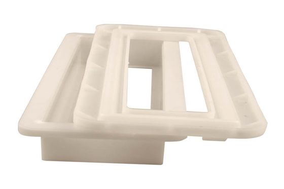 Polypropylene PU White Chrome Air Filter Cover 139mm*114mm Antimildew