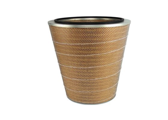 Round Engine Air Filter Element 88mm-2000mm Width Pleat Spacing