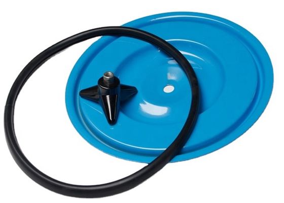 Three Piece Anti Spray Air Filter Covers Plate With Round Rubber Ring Triangular Handle