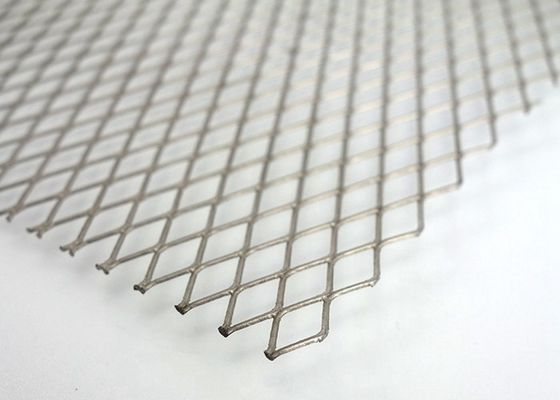 Prismatic Galvanized Square Wire Mesh 0.6mm Silver Color For Air Filter
