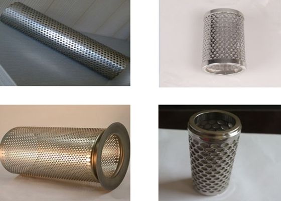 0.35-0.5mm Thickness Stainless Steel Filter Element Multilayer
