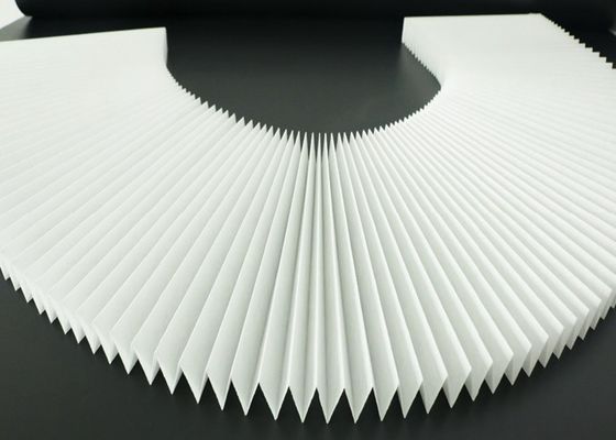 Whtie Hepa Filter Paper Activated Charcoal Material 2 Kn/M Tensile Strength