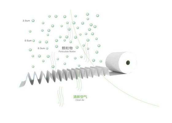 Ashless Air Filter Paper Material 87139- 33010 Wood Pulp Material
