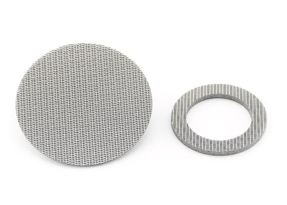 Round 50 Micron Mesh Filter , 2.6 Mm Stainless Steel Mesh Water Filter