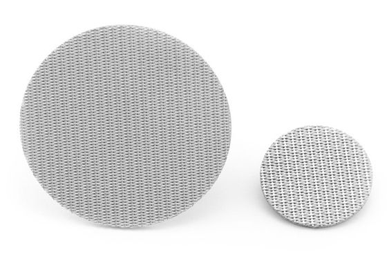 Twill Weave Metal Fiber Filter 0.0203-23.37mm Mesh Opening