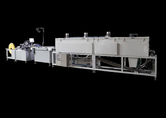 HEPA Filter Paper Heating Machine 0.75kw Motor Power Paper Rotating