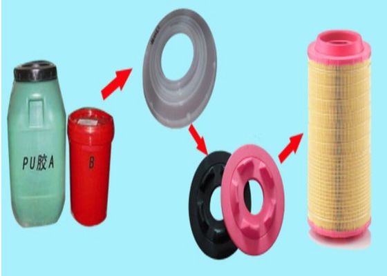 Black Orange PU Glue For Automobile Air Filter Is Used For PU Mold Air Filters Material