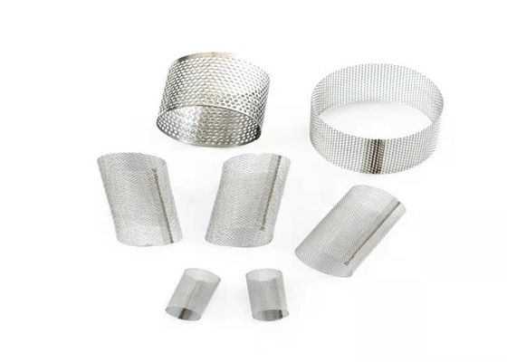 Uniform Pores Alloy Filter Screen Barrel Air Filters Material Reusable