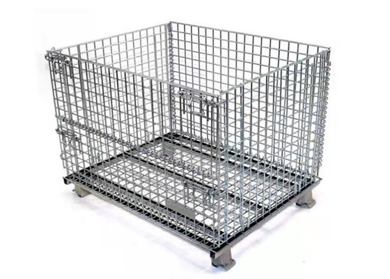 Stackable Express Sorting 4.8mm Metal Pallet Cage
