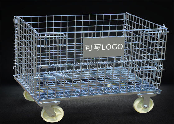 Conventional 6.4mm Galvanized Metal Pallet Cage