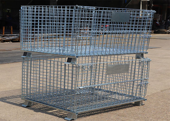 50 * 50 Hot Dip Galvanized Metal Pallet Cage Multifunctional Storage Frame