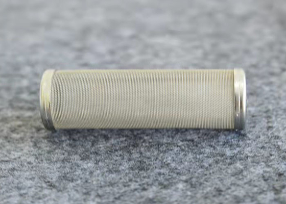 Welded Round Hole Mesh Iso9001 Metal Filter Cartridge 250mm Length