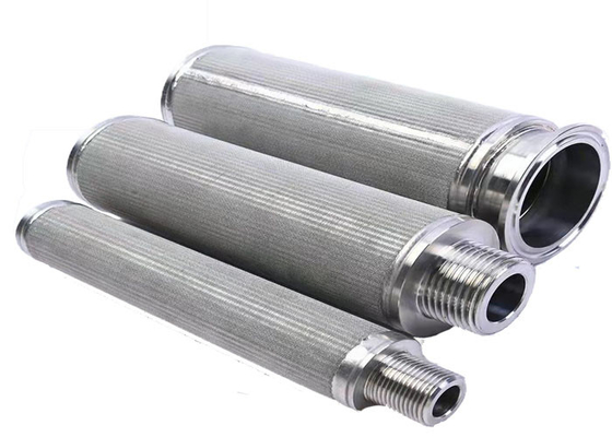 304 Stainless Steel Filter Element Perforated Gas Liquid Separation Barrel