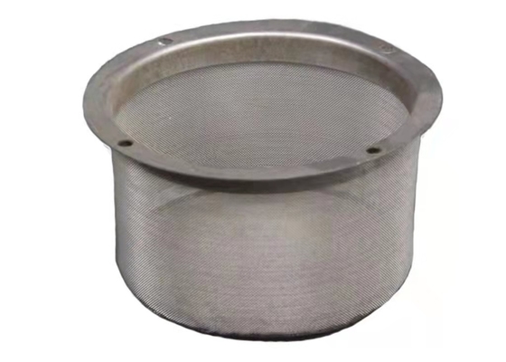 20 Micron Stainless Steel Filter Element Industrial Y Type Edging Aid Sealing Barrel
