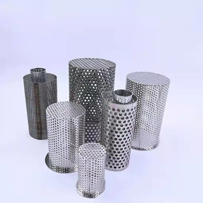 304 Stainless Steel Filter Cartridge High Efficiency Round Hole Deep Processing