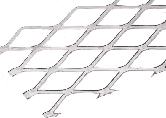 Diamond Shaped Hole 3.0mm Decorative Aluminum Mesh Ceiling Of Curtain Wall