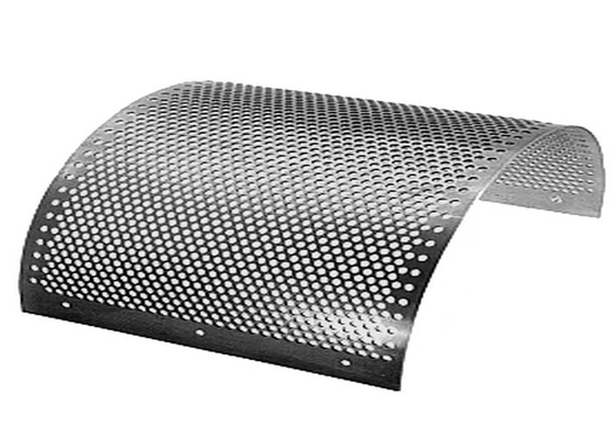Round Hole 0.5mm Decorative Stainless Steel Mesh Ventilation Heat Dissipation Sieve Plate