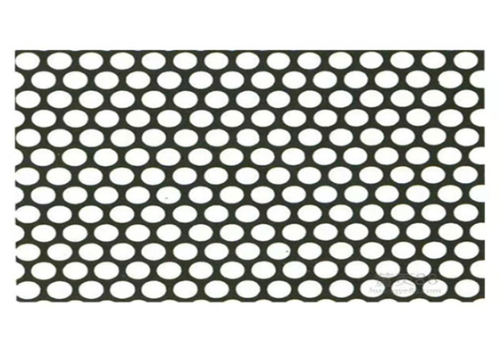 0.35mm Plate Decorative Wire Grille Perforated Shelf Punching Net With Frame