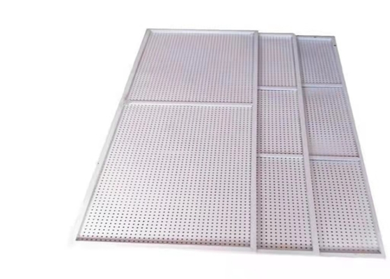 0.6mm Wire Metal Decorative Mesh Fixed On Wall Orifice Plate Display Stand