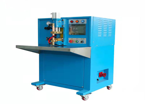 Pneumatic Ac Air Filter Manufacturing Machine Non Marking Spot Welding