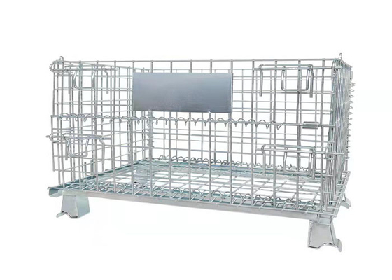 Turnover Storage 4.0mm Foldable Wire Mesh Basket