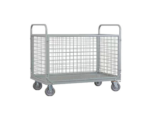 Metal Mobile Q235 Foldable Mesh Container Acid Resistance Butterfly Cage
