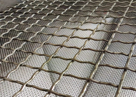 316 Stainless Steel Air Filter Mesh Decorative Crimped Woven