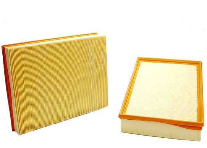 4.0L PU Air Filter 17801-37021 , Yellow Square air filter ISO9001 Approved