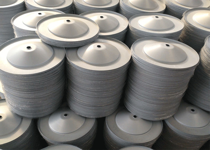 Galvanised Outerwear Filter End Caps 323.85mm Outer Diameter