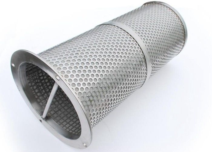 SS316 Metal Fiber Filter , Wire Mesh Filter Element 30mm Tube Diameter