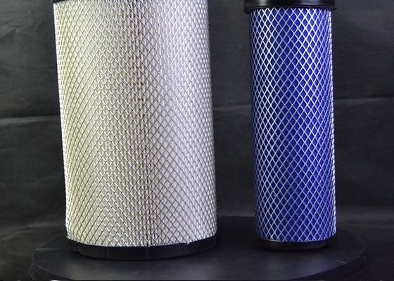 Round Engine Air Filter Element 88mm-2000mm Width Pleat Spacing